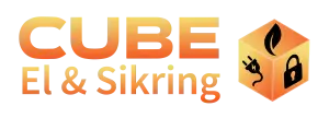 CUBE El & Sikring logo - Elektriker og låsesmed i København